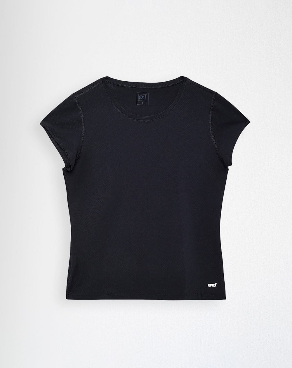 Camiseta deportiva secado rápido negra mujer - imagen 11