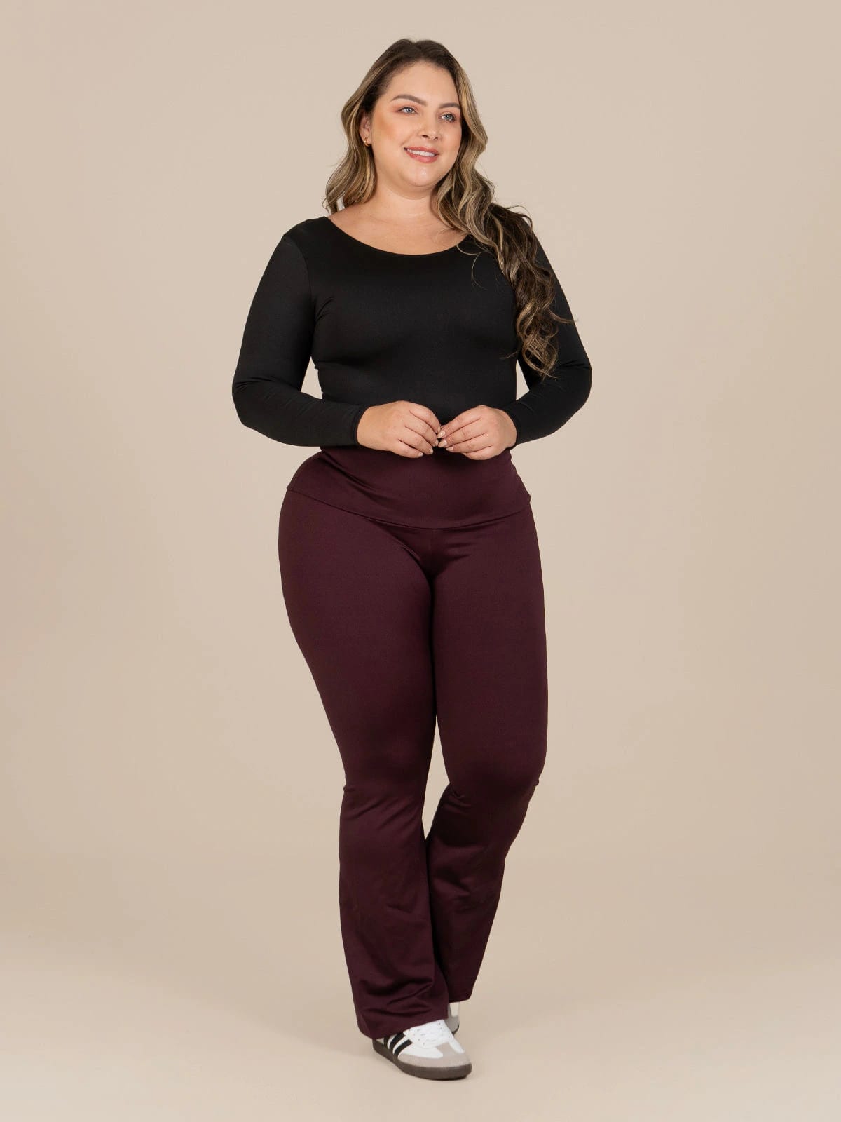 Chipre leggins talla plus vinotinto - imagen 2