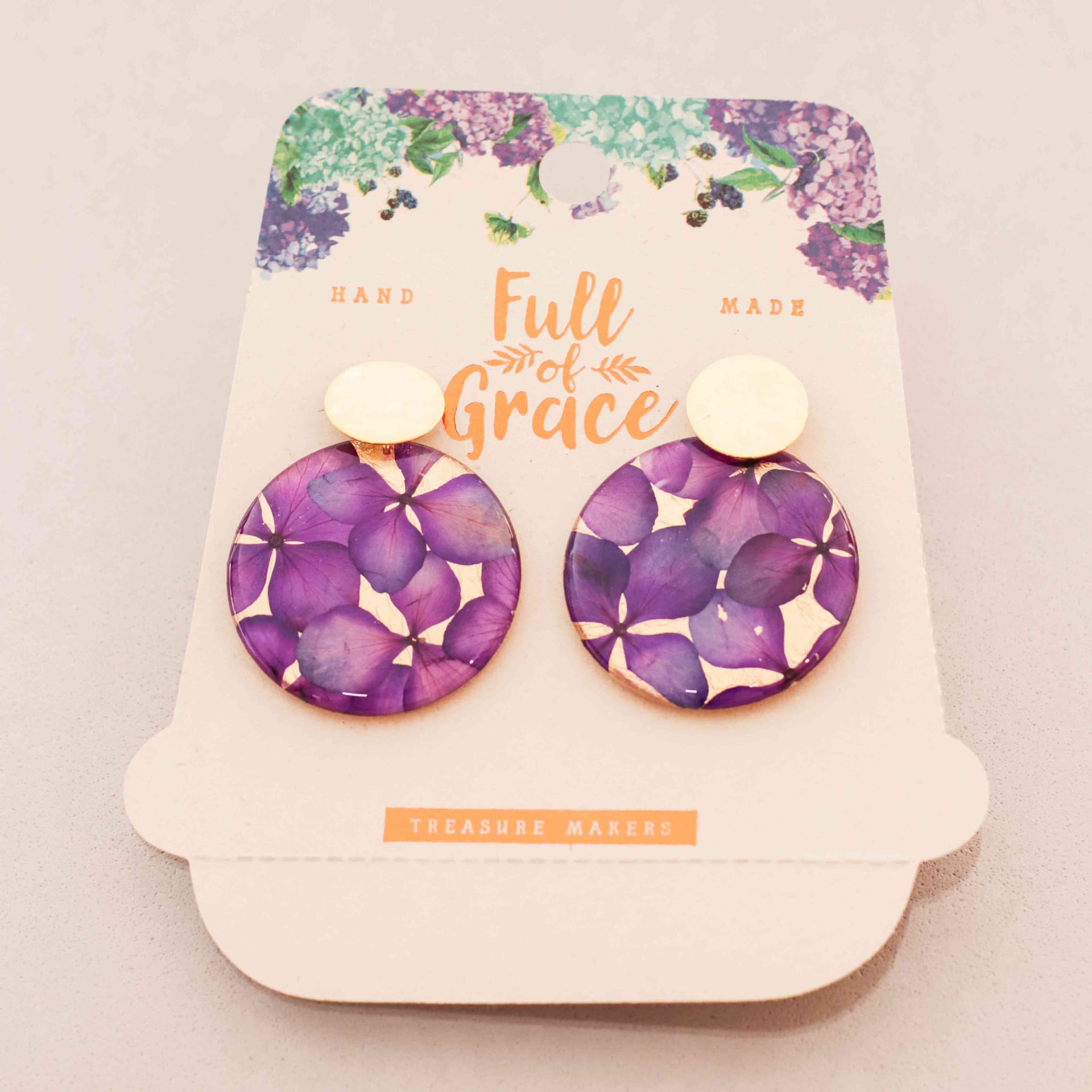 Arete circular resina - imagen 4