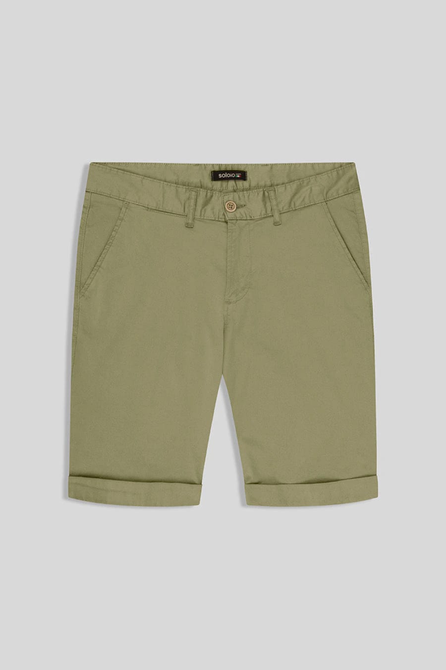 Men's cotton bermuda military green new siena - imagen 1
