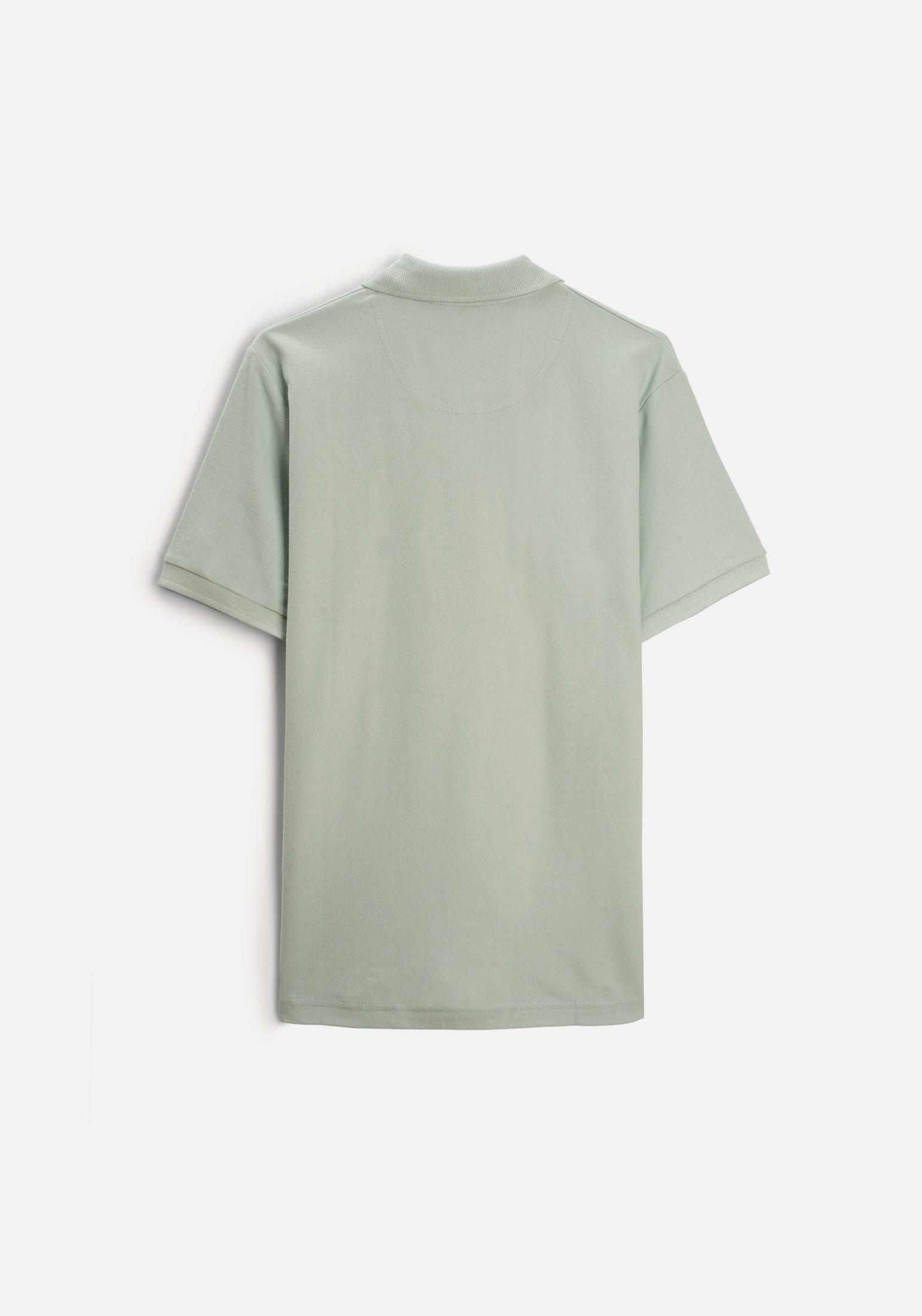 Camiseta Polo H Unicolor L-Mar Verde Menta - imagen 4