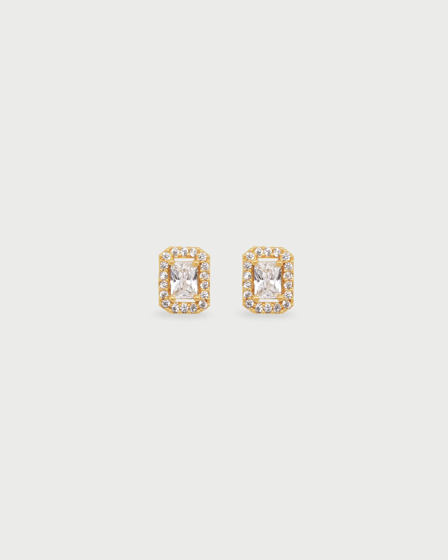 Aretes Rectángulo Cristal - imagen 2