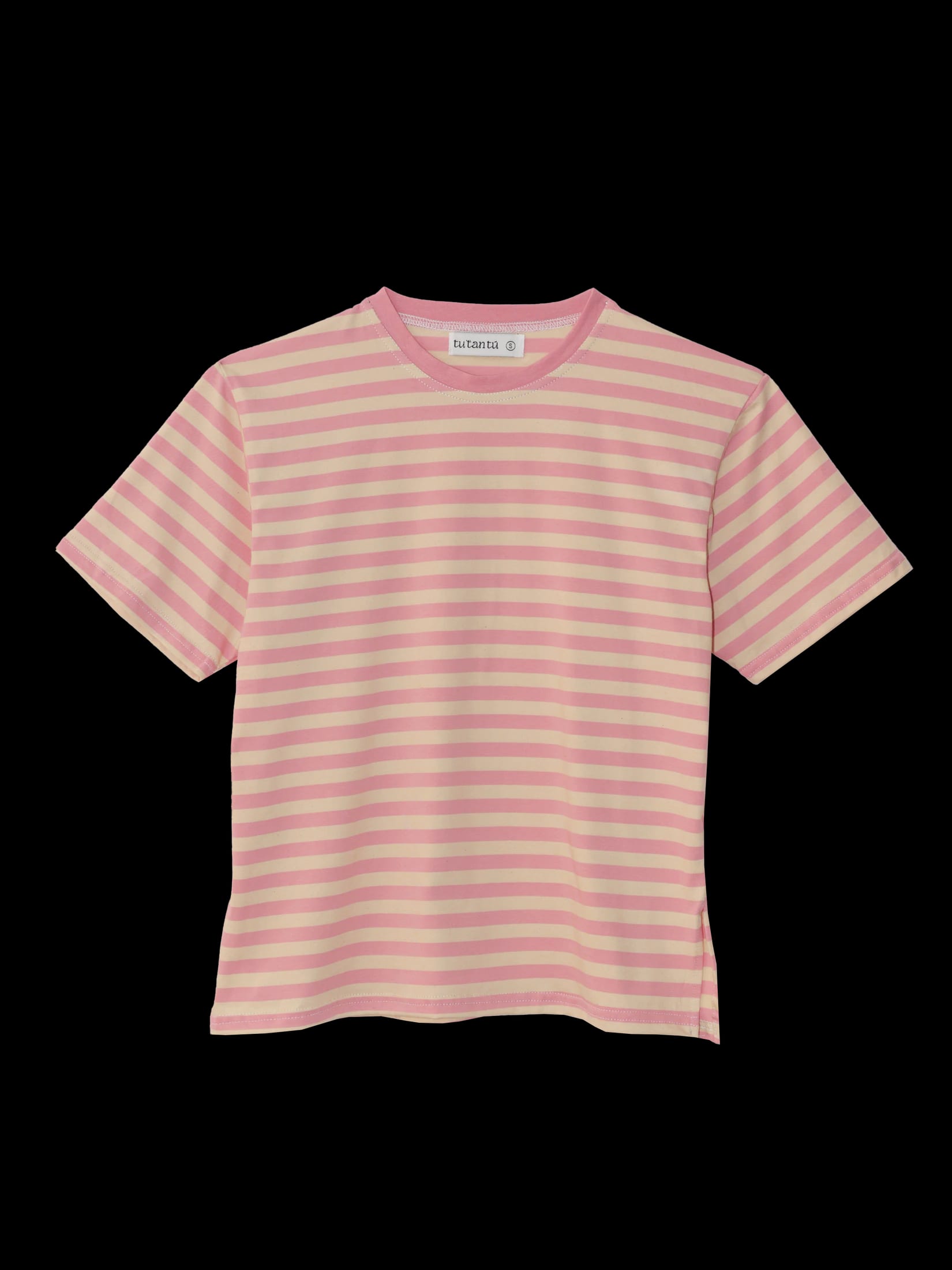Camiseta Rayas Horizontales Rosa - imagen 4