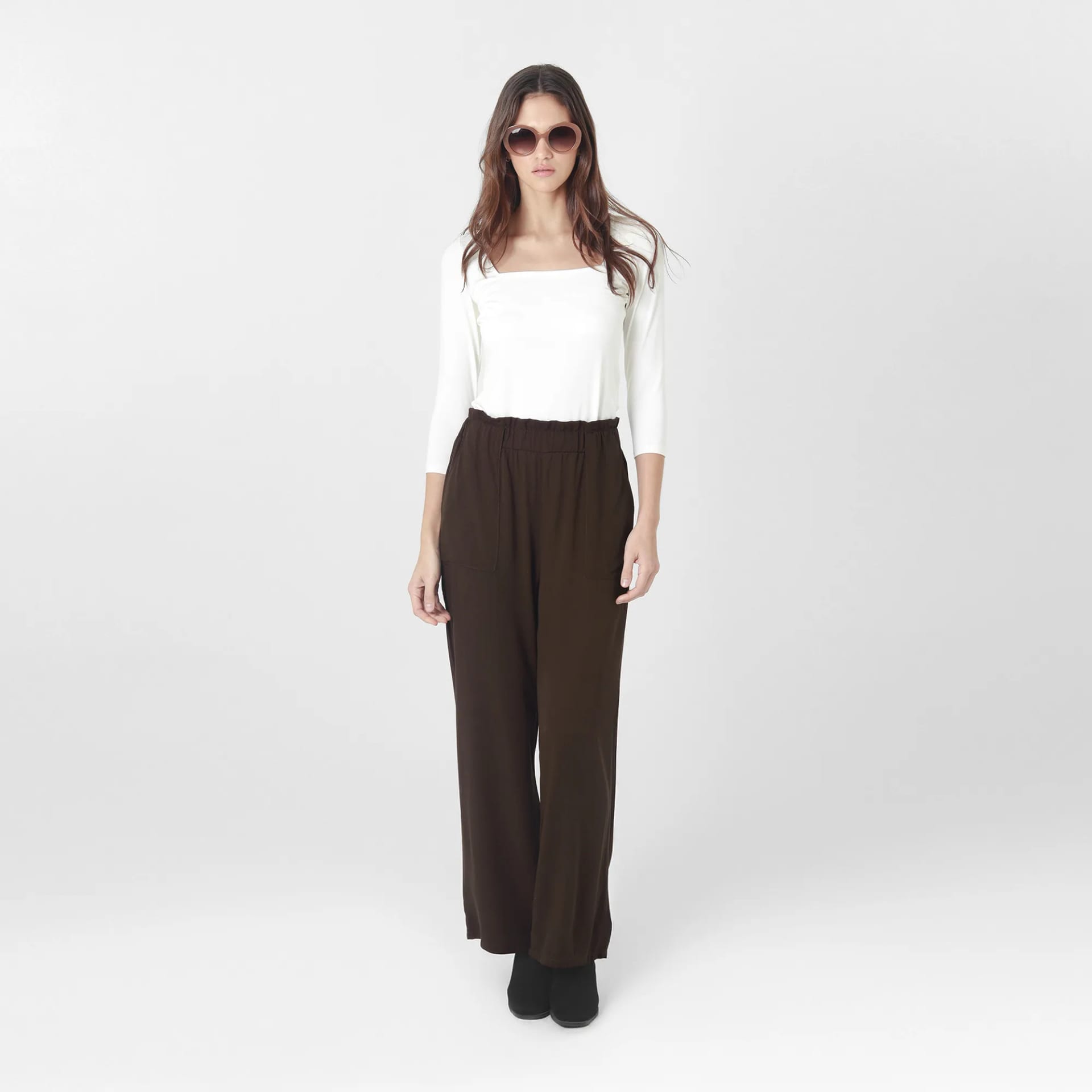 Pantalon Tiro Alto Bota Recta - imagen 1