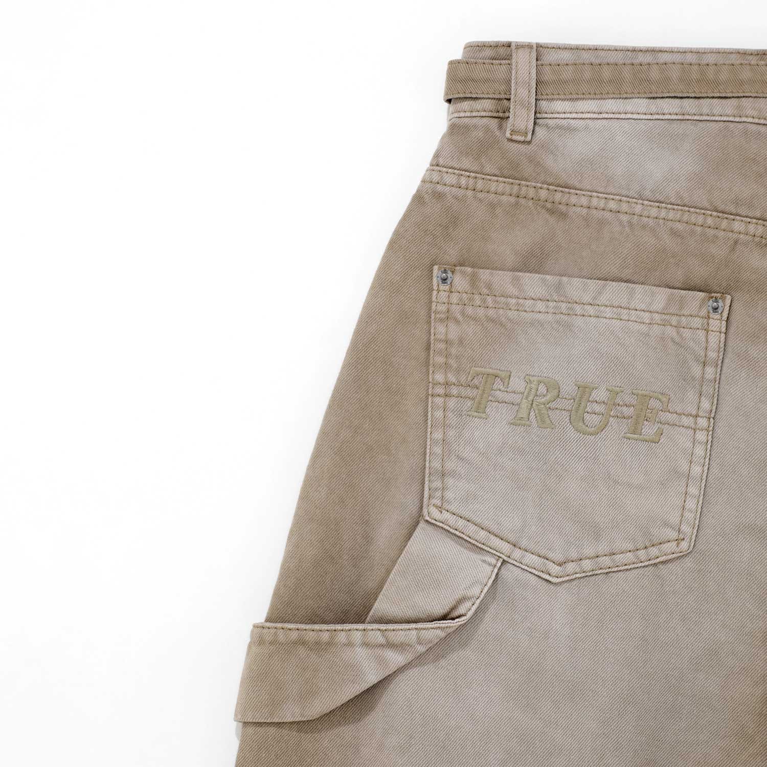Dirty-Wash Mid-Rise Pants - Sand - imagen 8