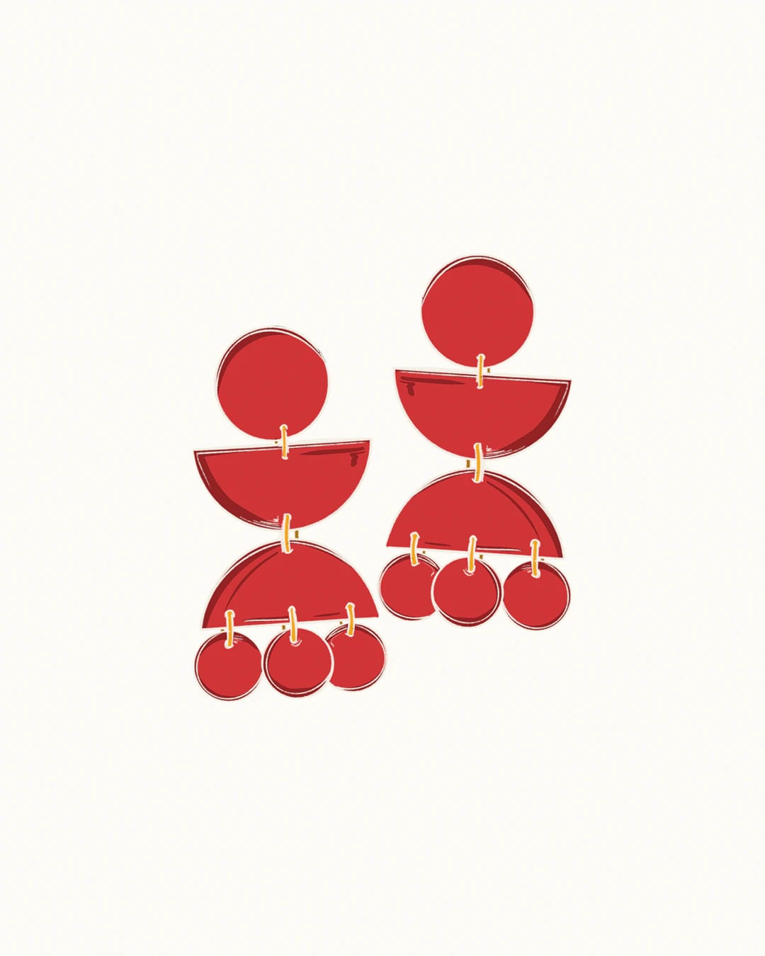 Tribus3 Earrings - imagen 1
