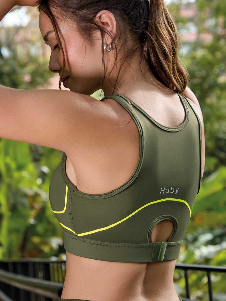 Top Deportivo Para Mujer Verde Militar - imagen 3