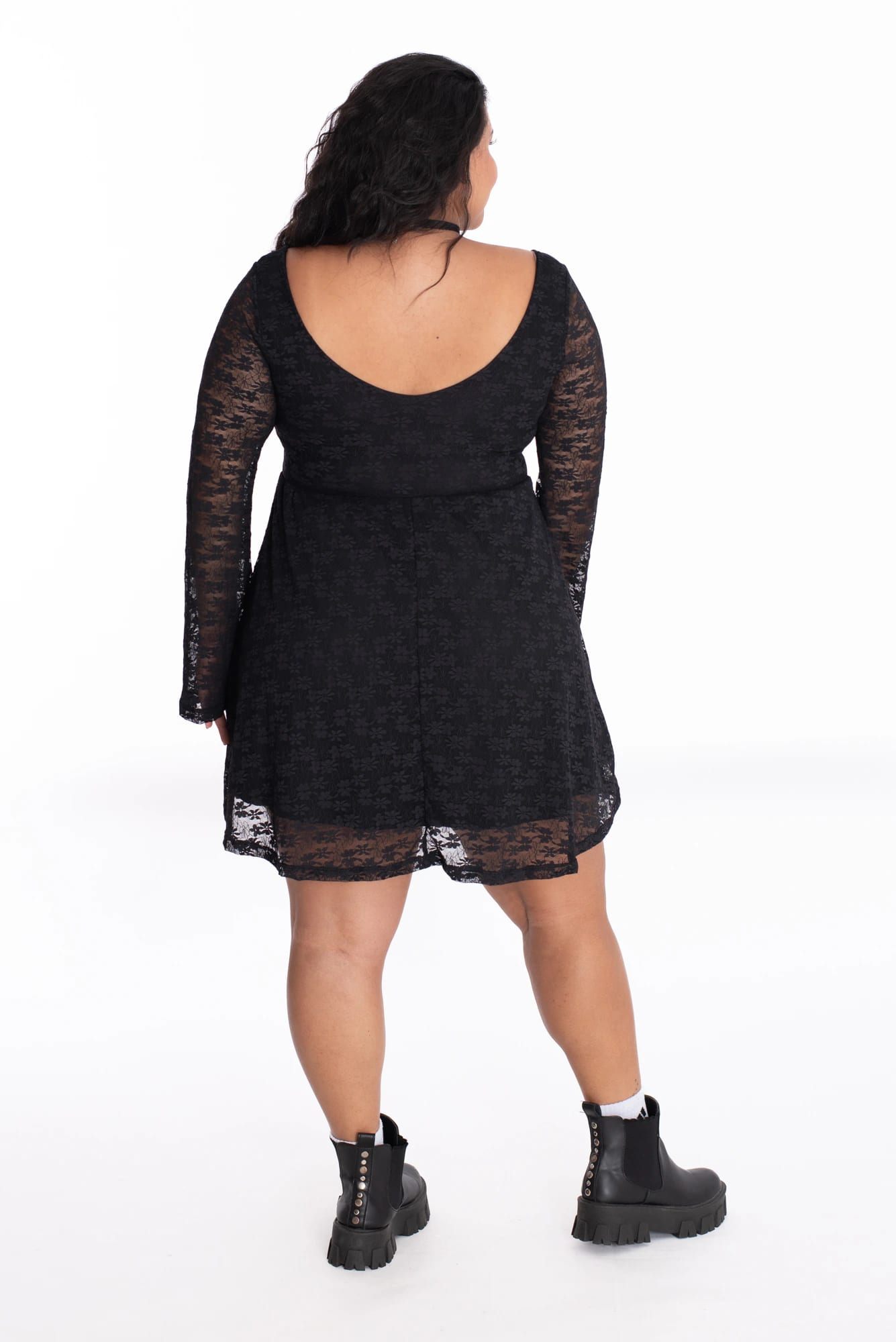 Vestido Florencia Negro - imagen 11