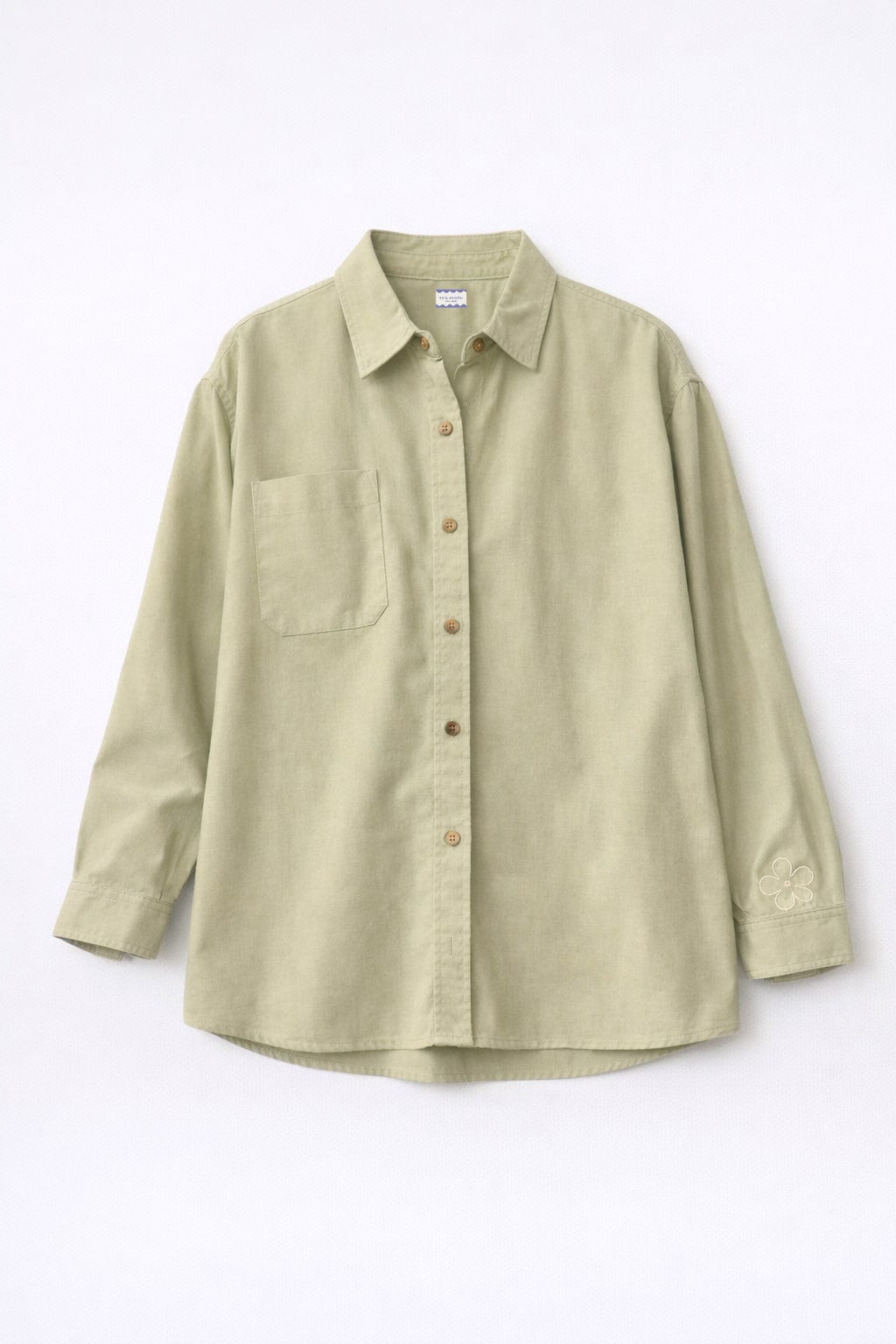 Camisa flor verde - imagen 7