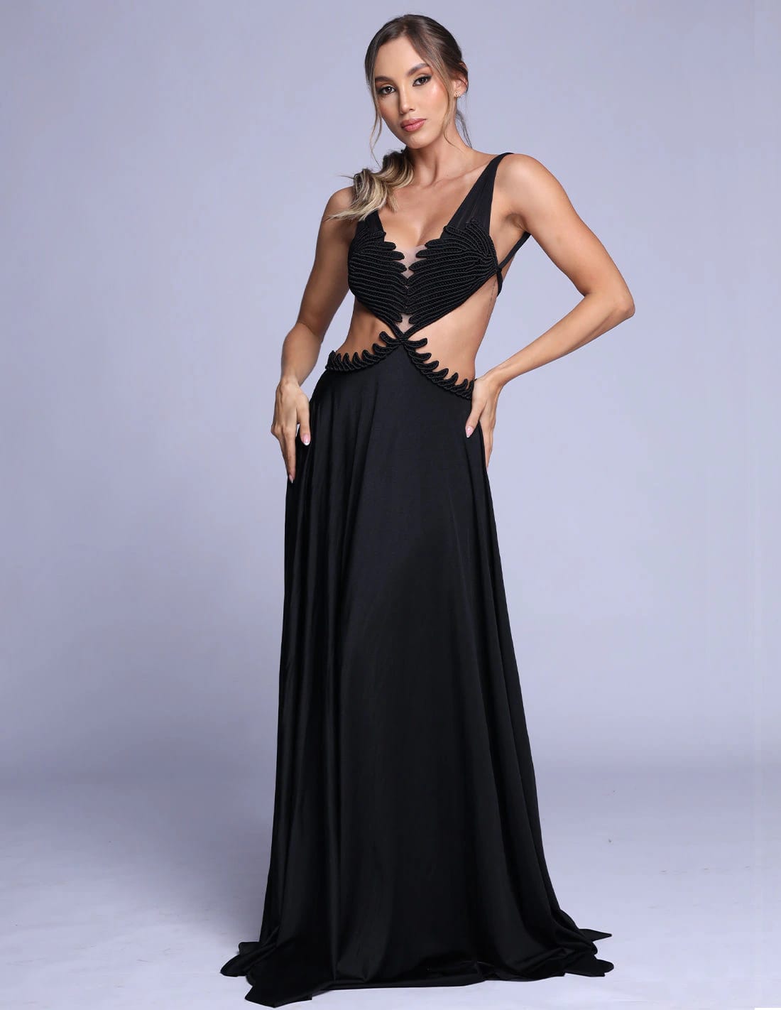 Vestido Wings Negro - imagen 1