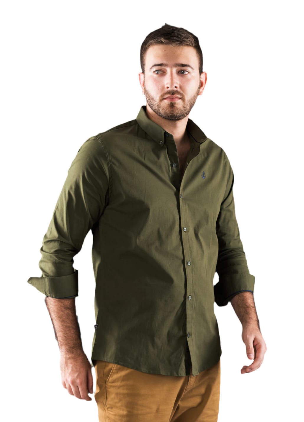 Camisa Verde Militar A Navy - imagen 3