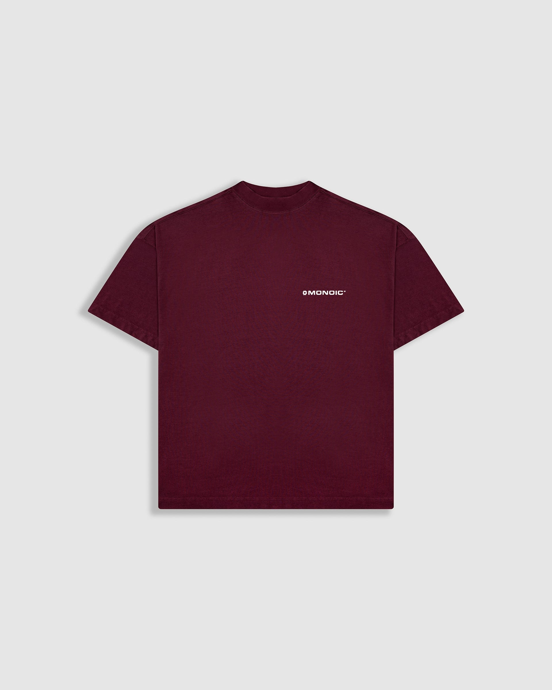 Camiseta Boxy Fit Básica V3 - Burgundy - imagen 1