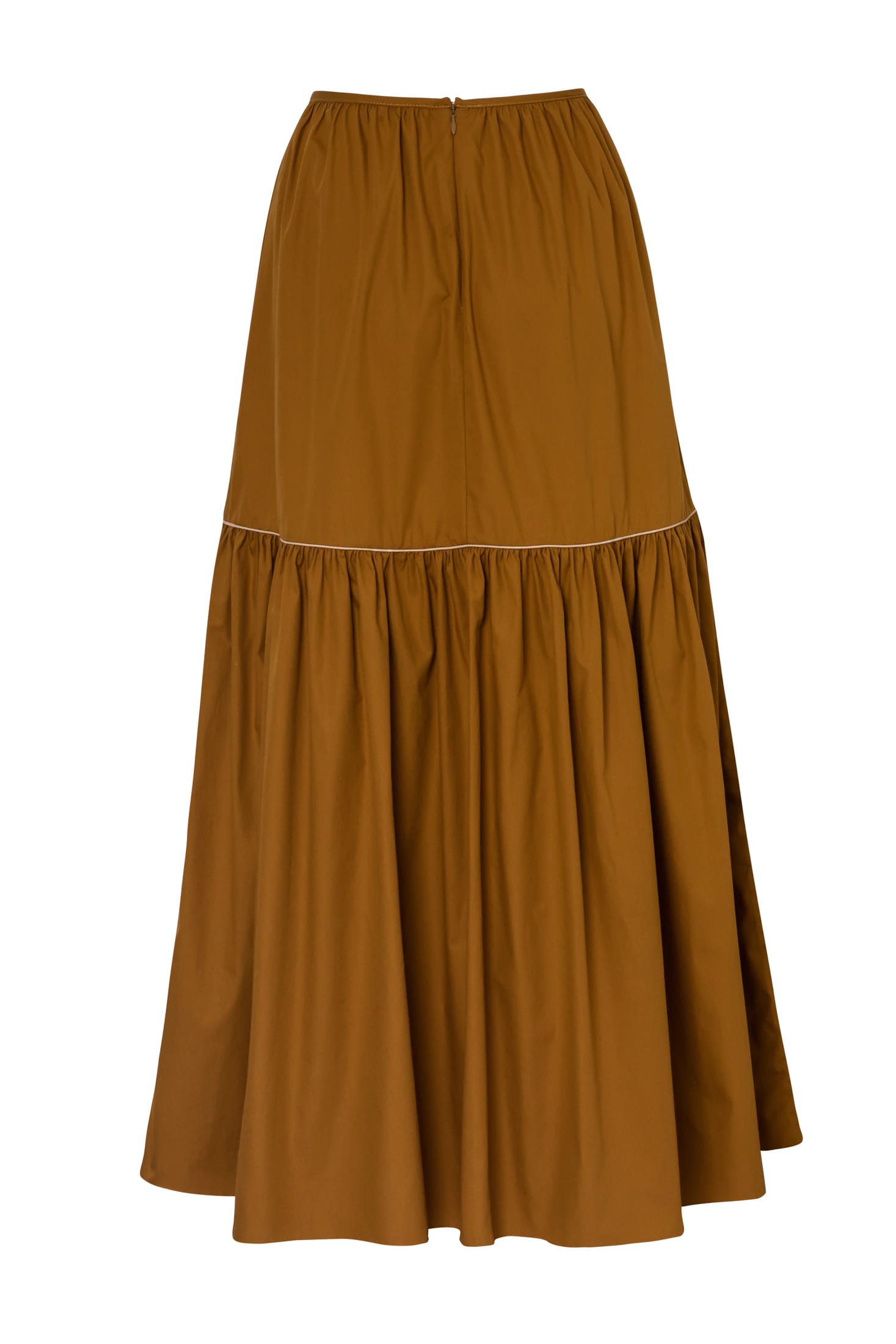 Ornella Cotton Maxi Skirt / Tabaco - imagen 3