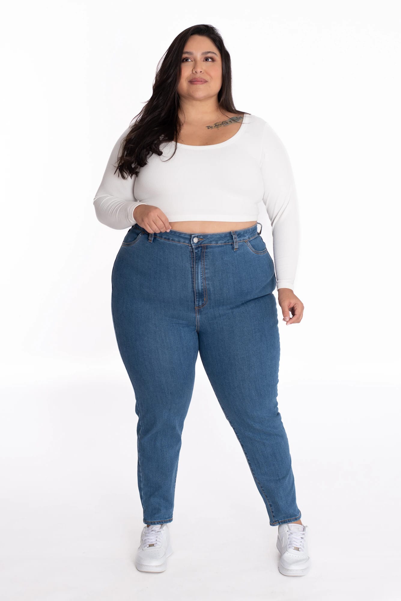 Jean Skinny Azul Medio 406 - imagen 7