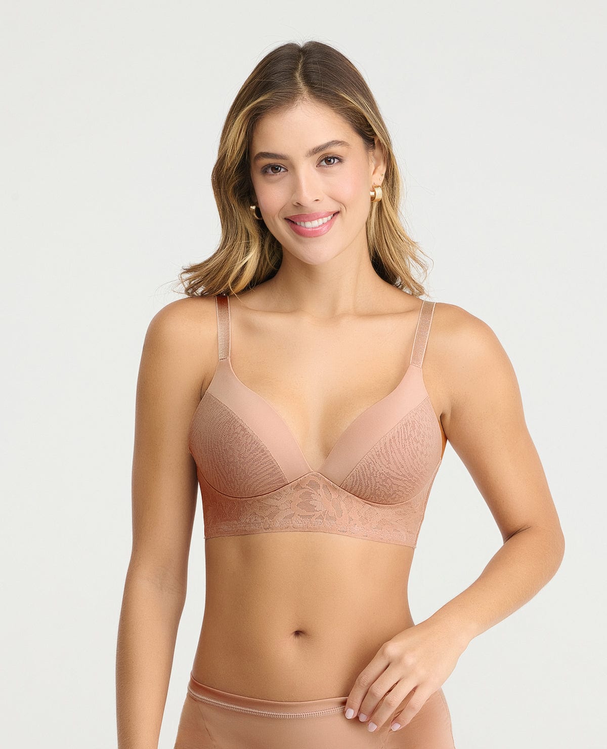 Brasier Realce Natural | Cargaderas ajustables | Detalles en Encaje - imagen 2