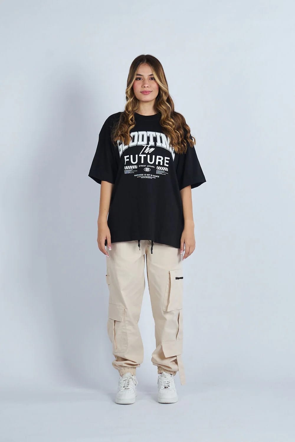 Camiseta oversize estampado Good Time Negro | DROP 03 | - imagen 3
