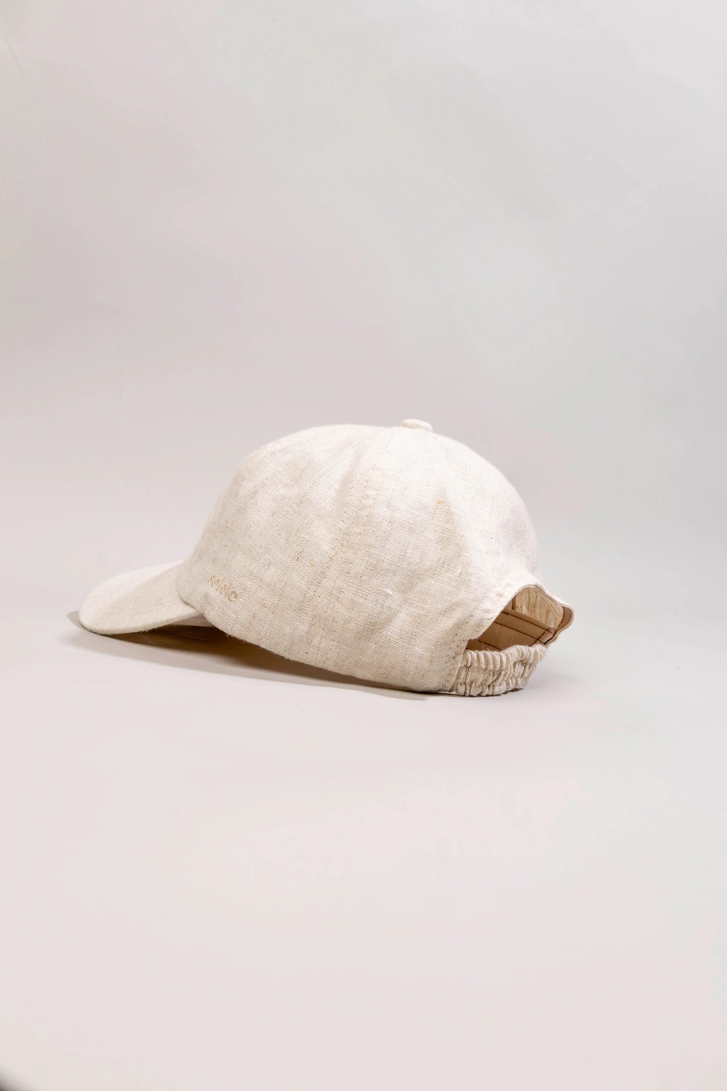 Men's linen cap atlantis embroidered - imagen 6