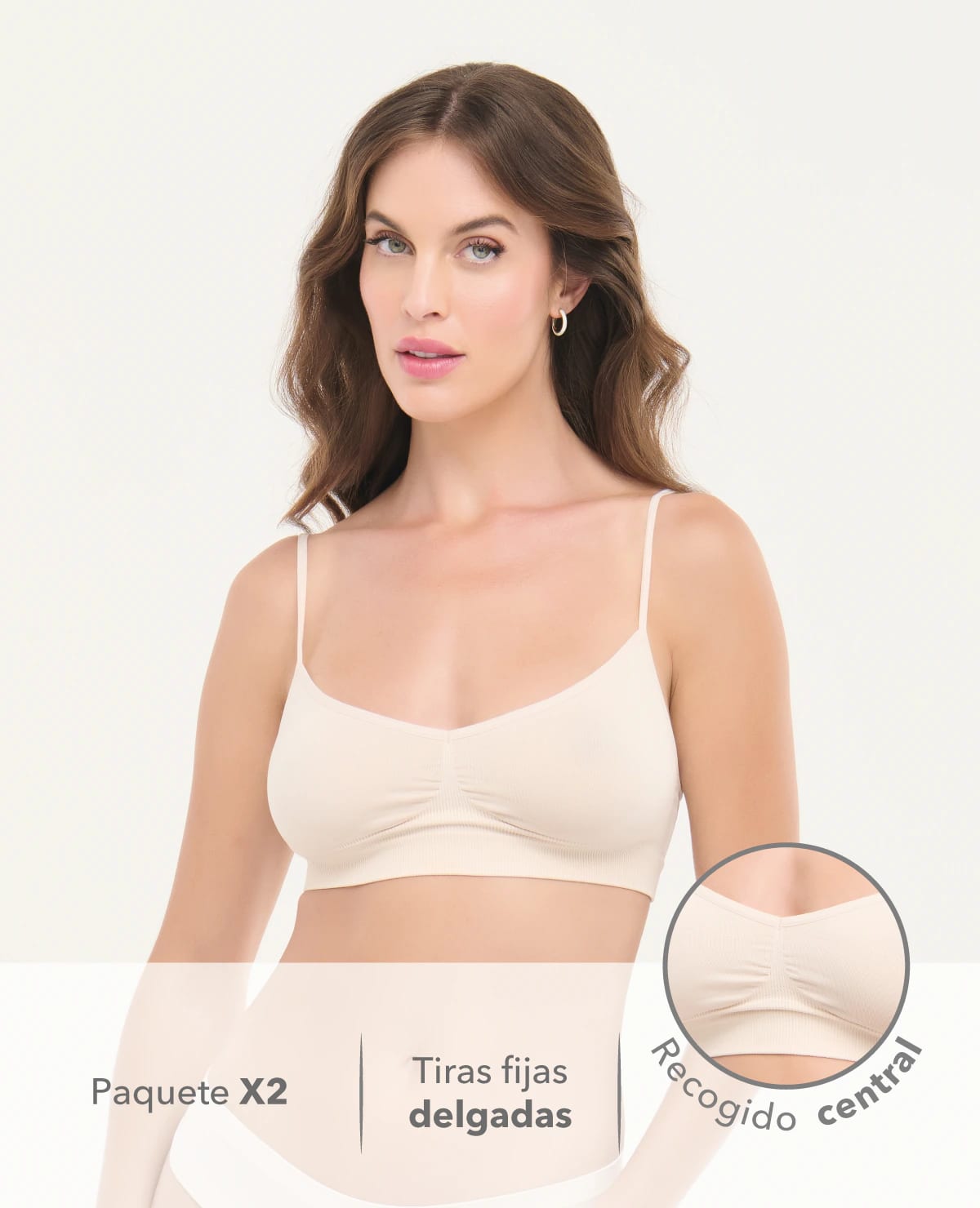 Top Seamless | Paquete X2 | Escote en V - imagen 6