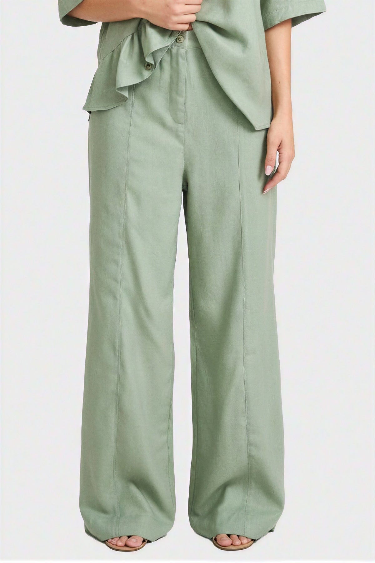 Pantalón Orilla verde oliva - imagen 1