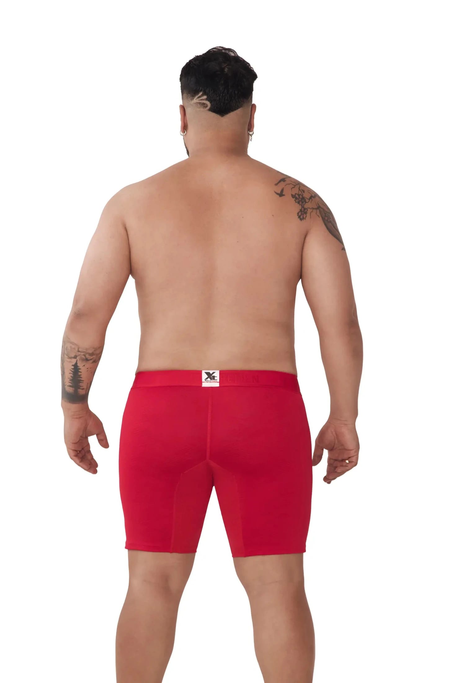 BOXER MICROFIBRA JACQUARD ESPIGA EXTRAGANDE ROJO - imagen 2