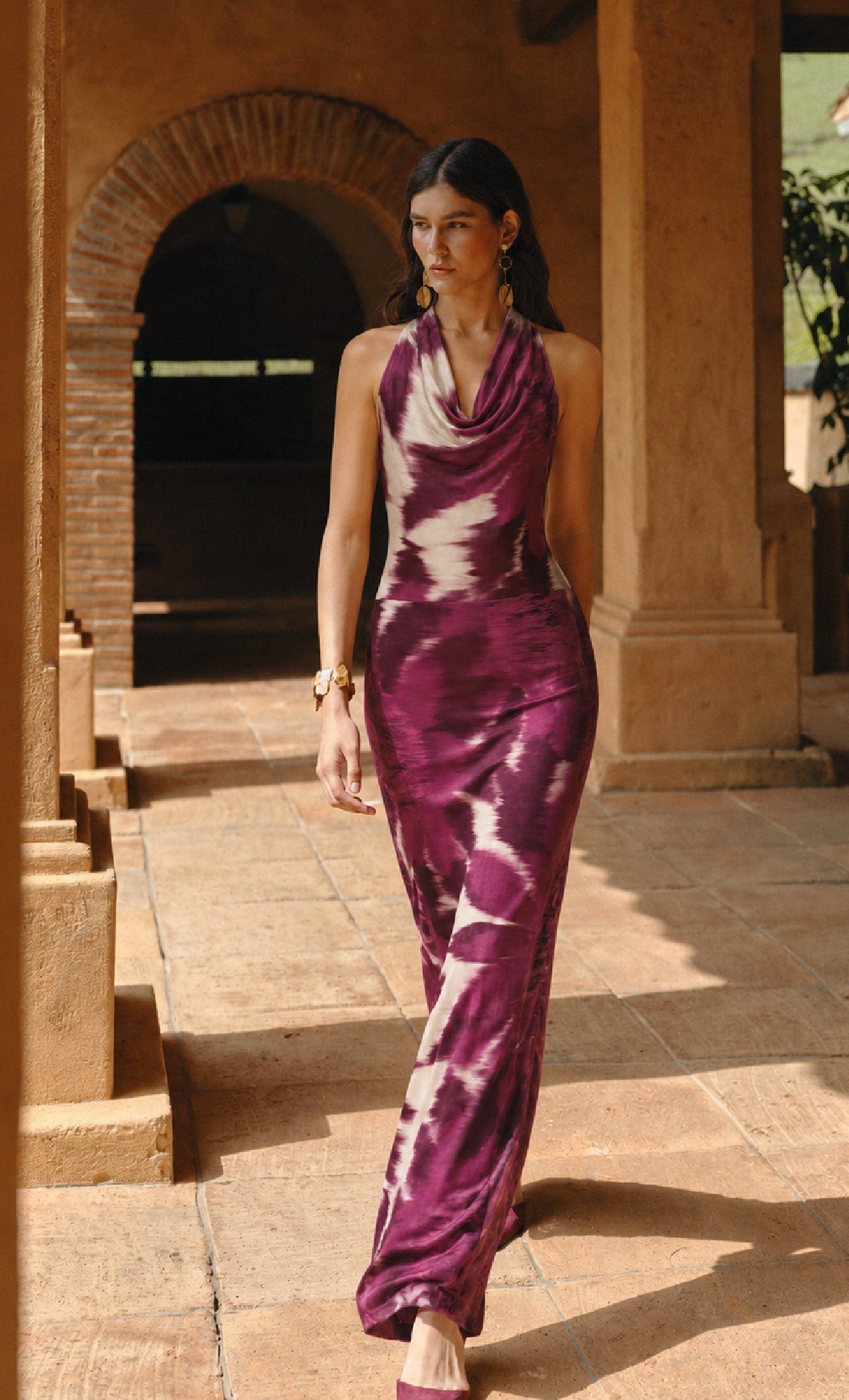 Vestido Largo Moonflower Caspia - imagen 1