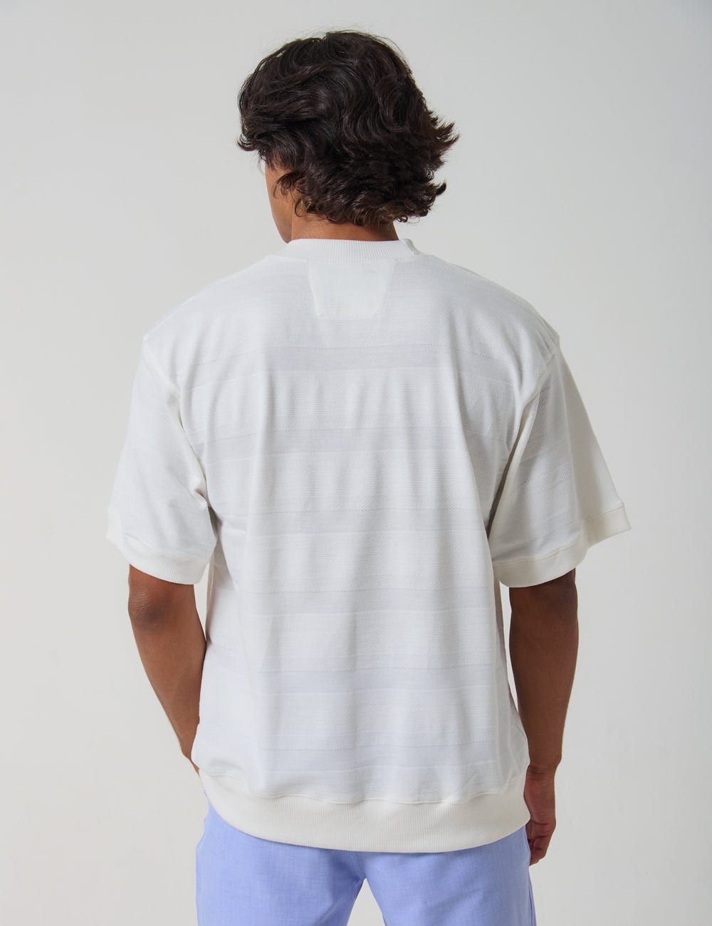 Camiseta Boxy fit Oleada Hombre - imagen 6