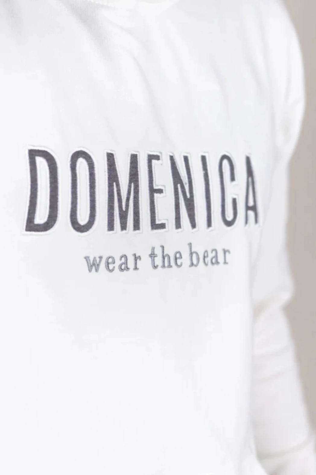 HOODIE DOMENICA CREMA - UNISEX - imagen 6