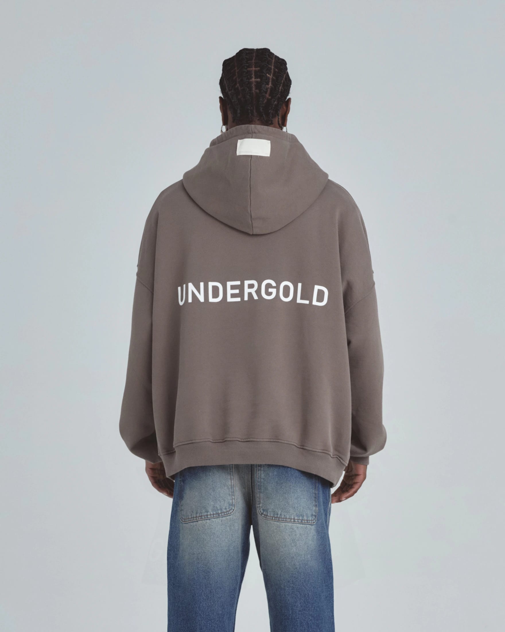 Line Basic Hoodie Brown - imagen 7