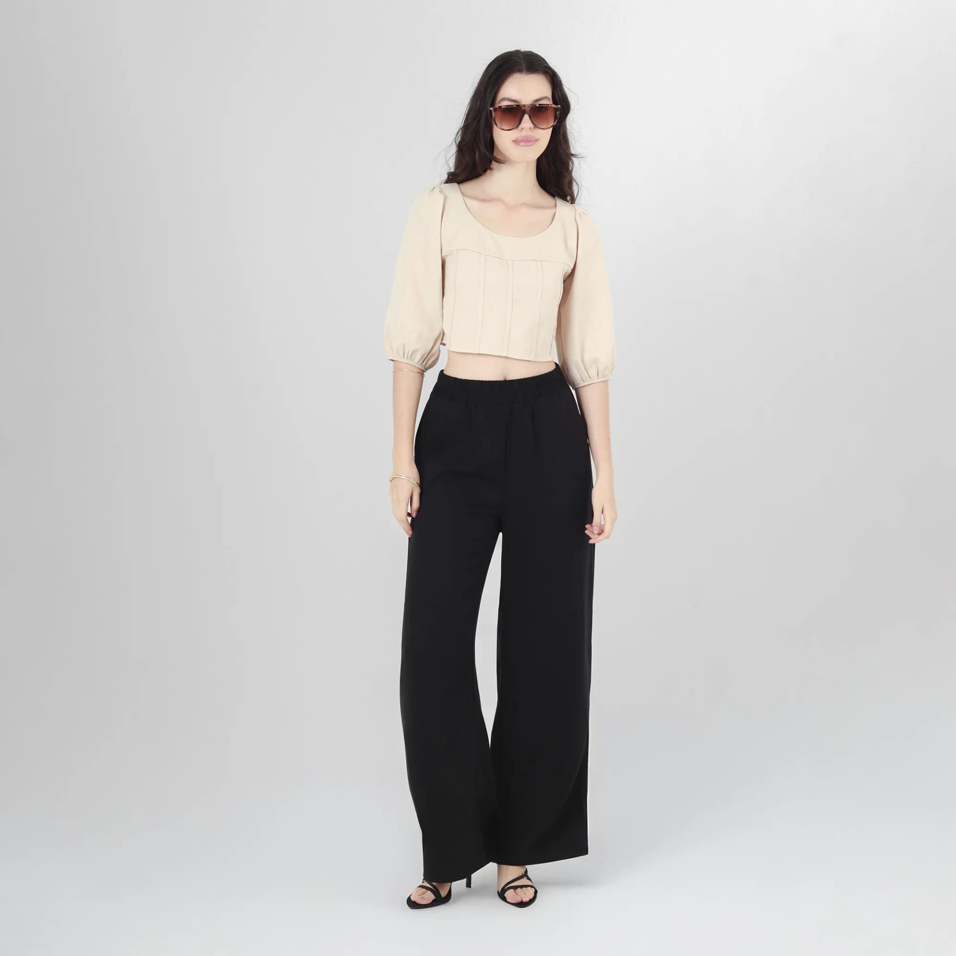 Pantalon Tiro Alto Bota Recta - imagen 1