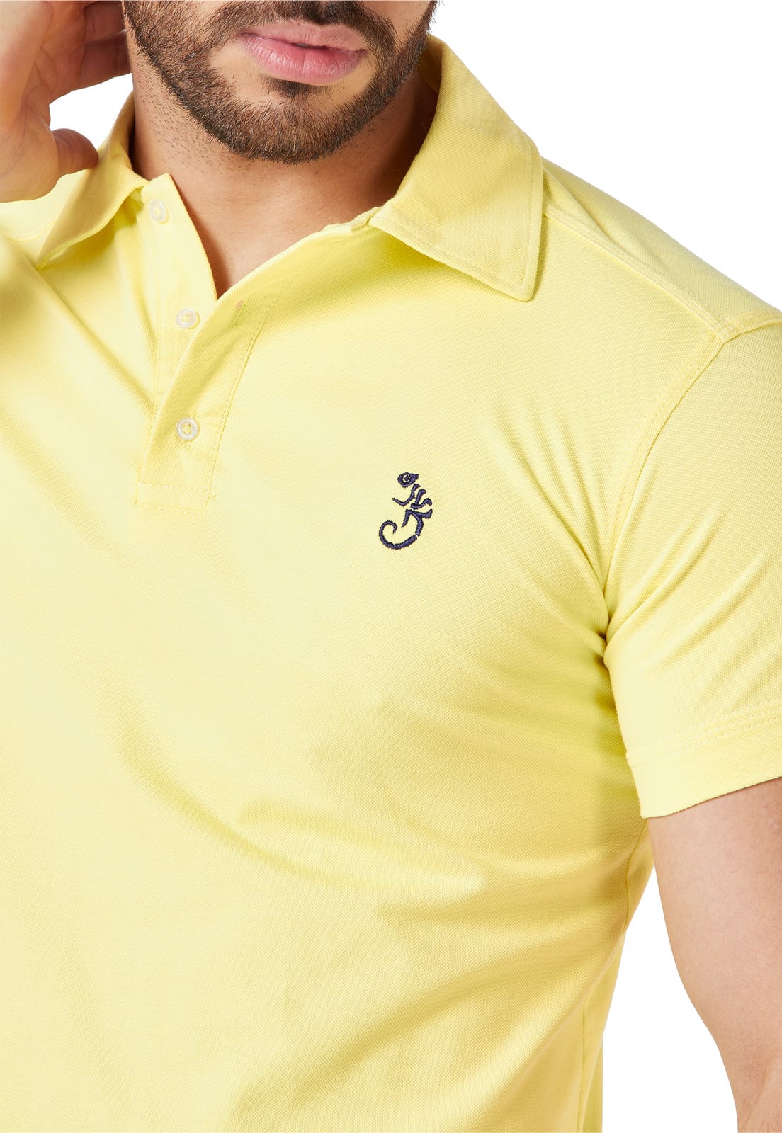 Camiseta tipo polo amarilla - imagen 3