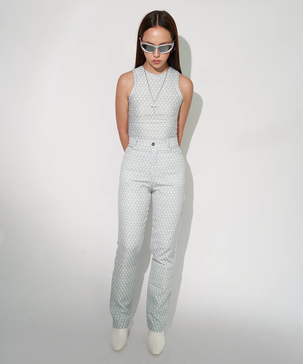 Classic Tank Top In Faux Armour - imagen 1