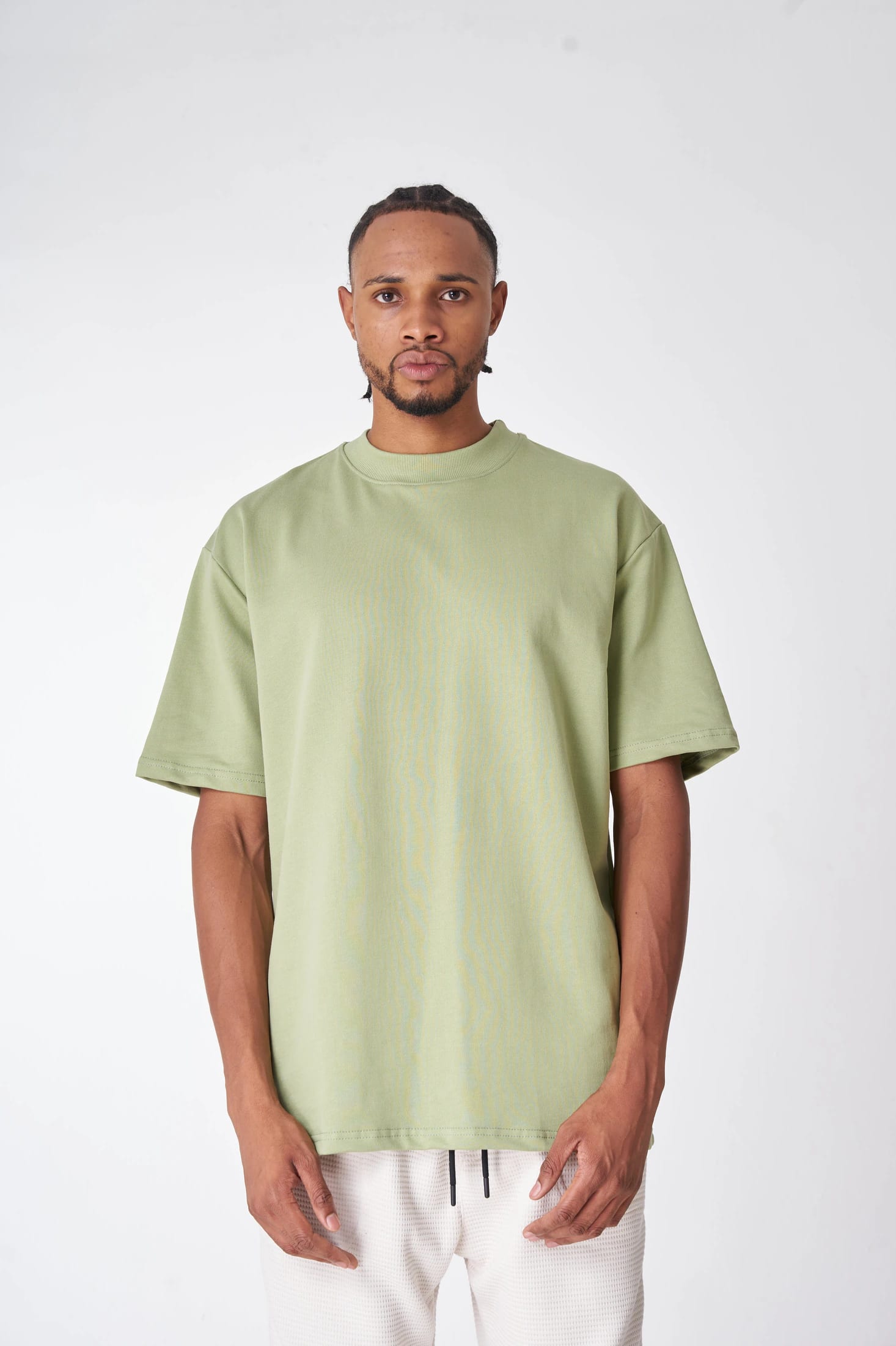 CAMISETA 300 GRAMOS 100% ALGODÓN VERDE CLARO - imagen 1