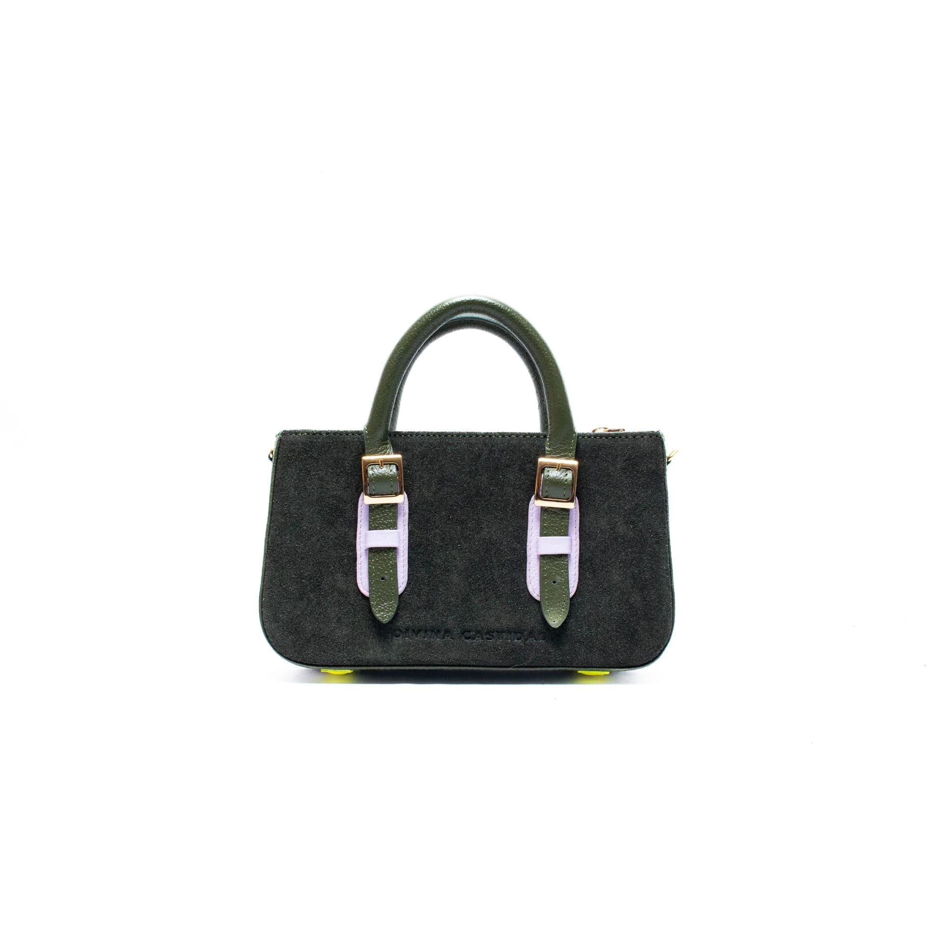 LOVELY BAG MICRO - Verde Botella x Malva - imagen 2