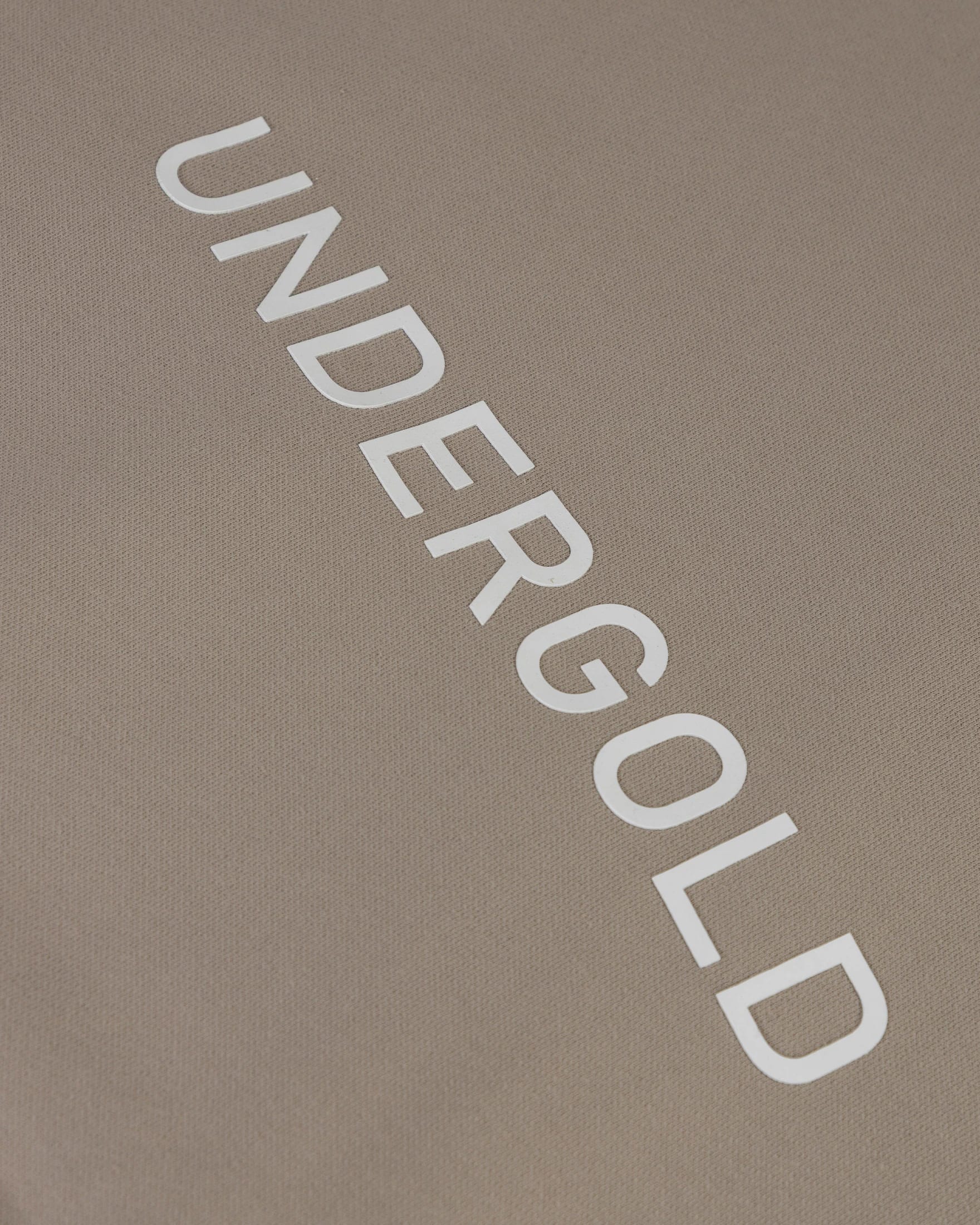 W Basics Undergold Boxy Fit Hoodie Cream - imagen 4