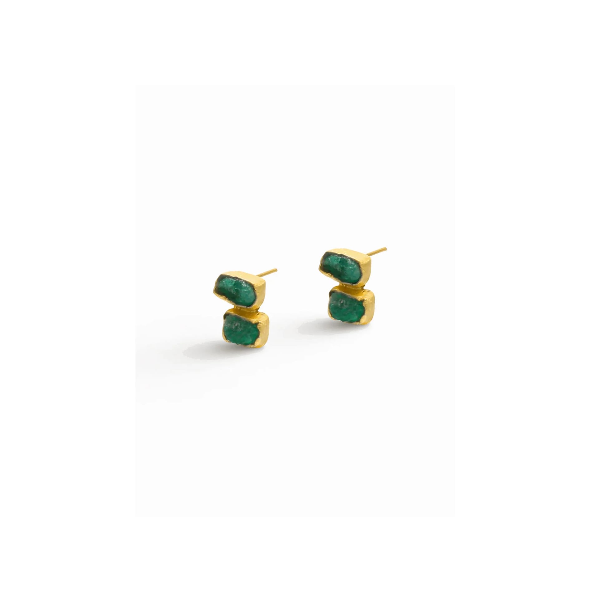 ARETES MAYA 2 PIEDRAS - imagen 3