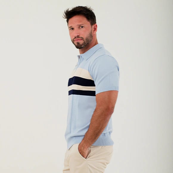 SUETER POLO MODA TEJIDO HOMBRE - imagen 4