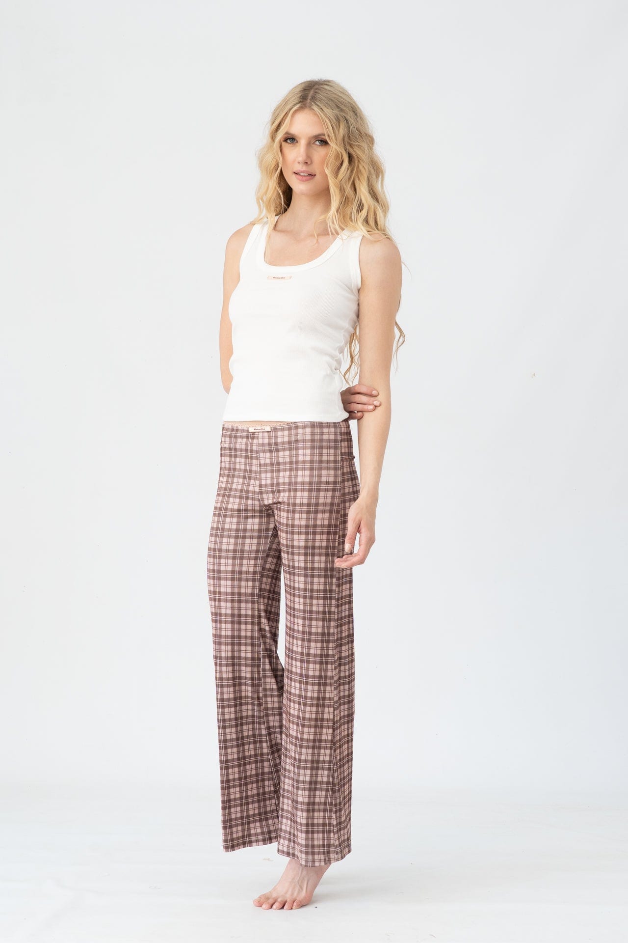 Set pantalon Los Angeles Mocha Plaid - imagen 4