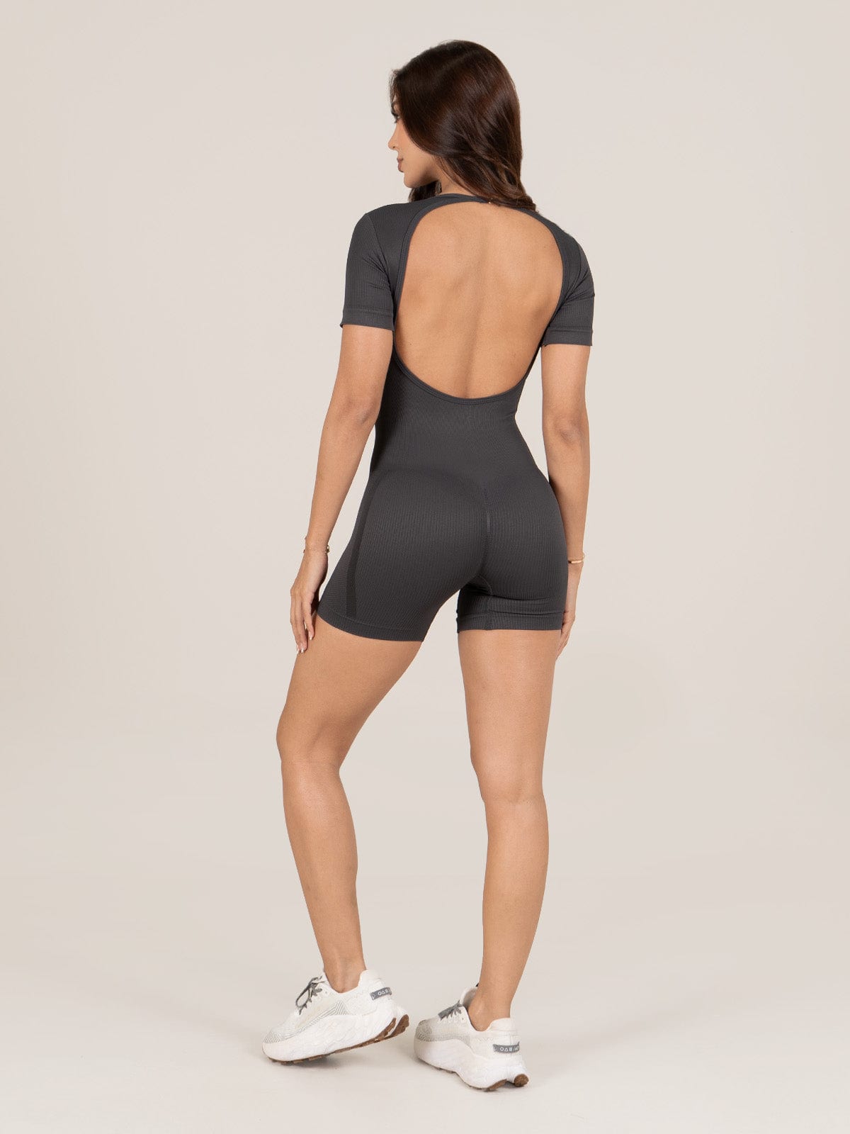 Ada Enterizo Seamless Gris Oscuro - imagen 3