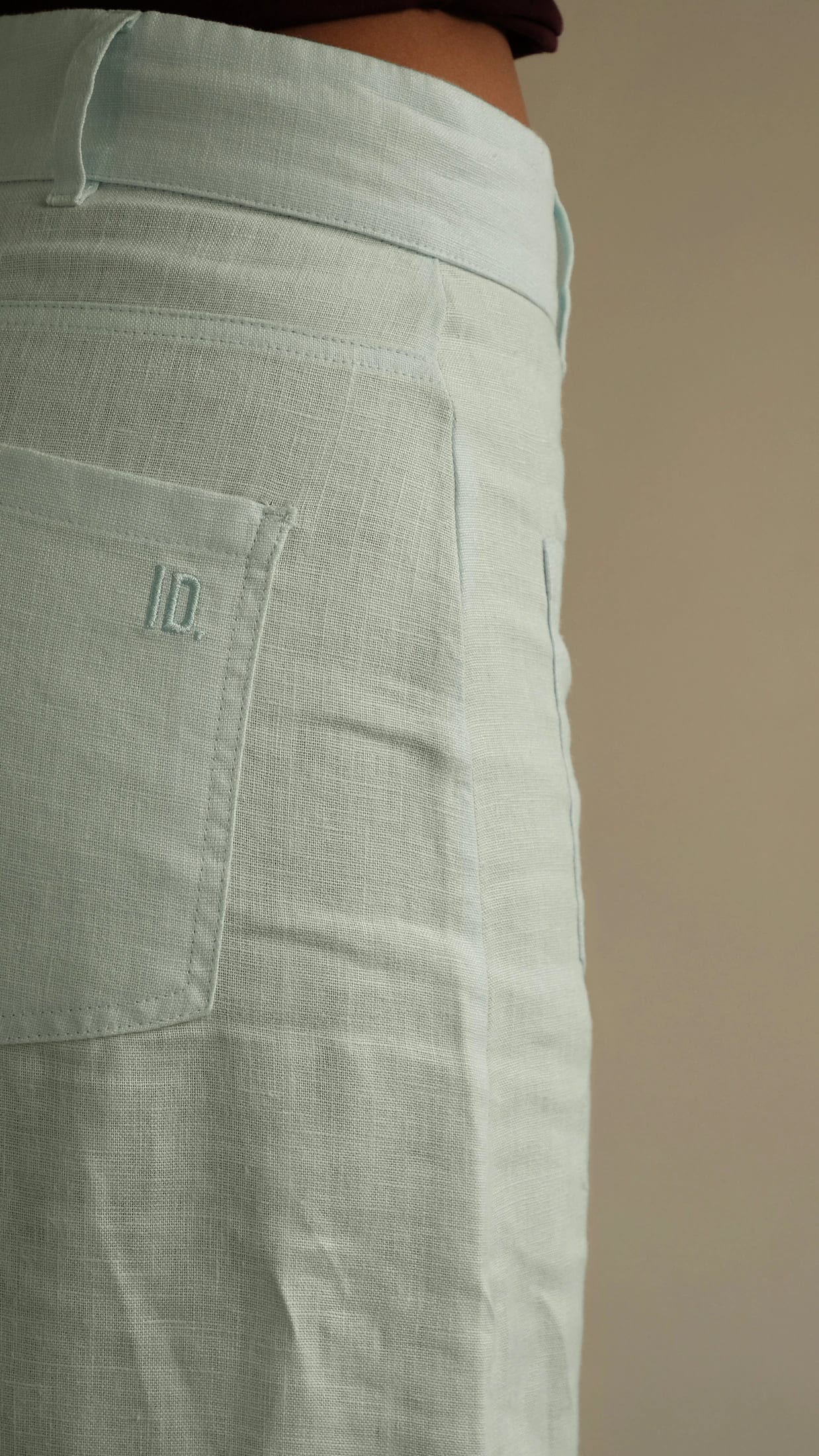 Pantalón Aire de lino | Azul claro - imagen 4