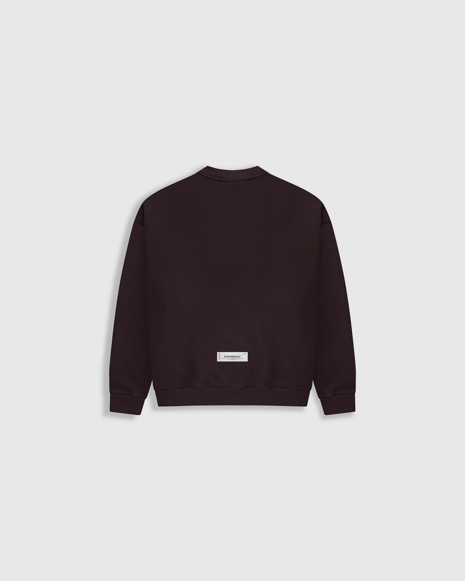 Crewneck Oversized Básico V4 - Café Chocolate - imagen 9