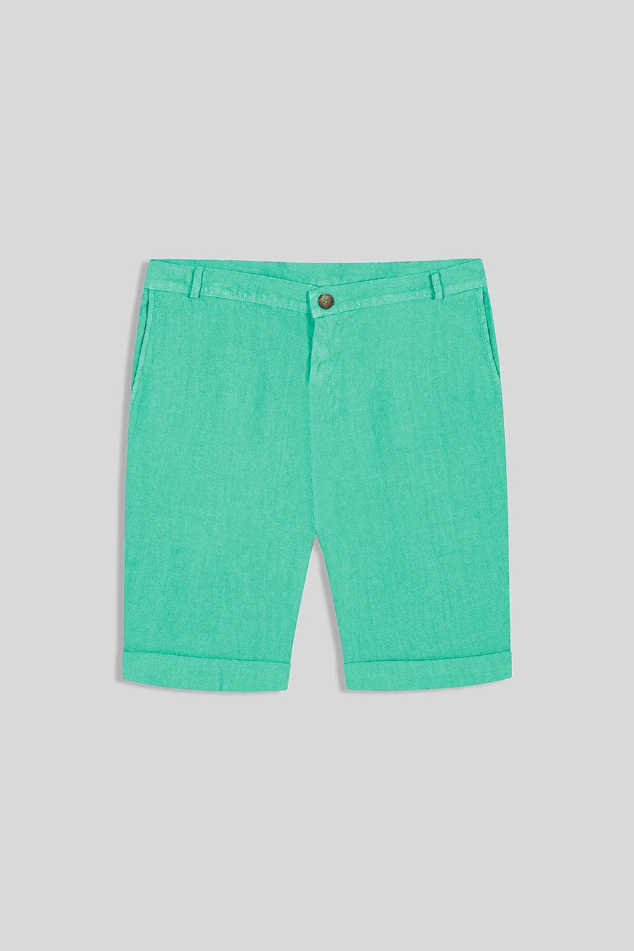 Men's linen bermuda light blue - imagen 1