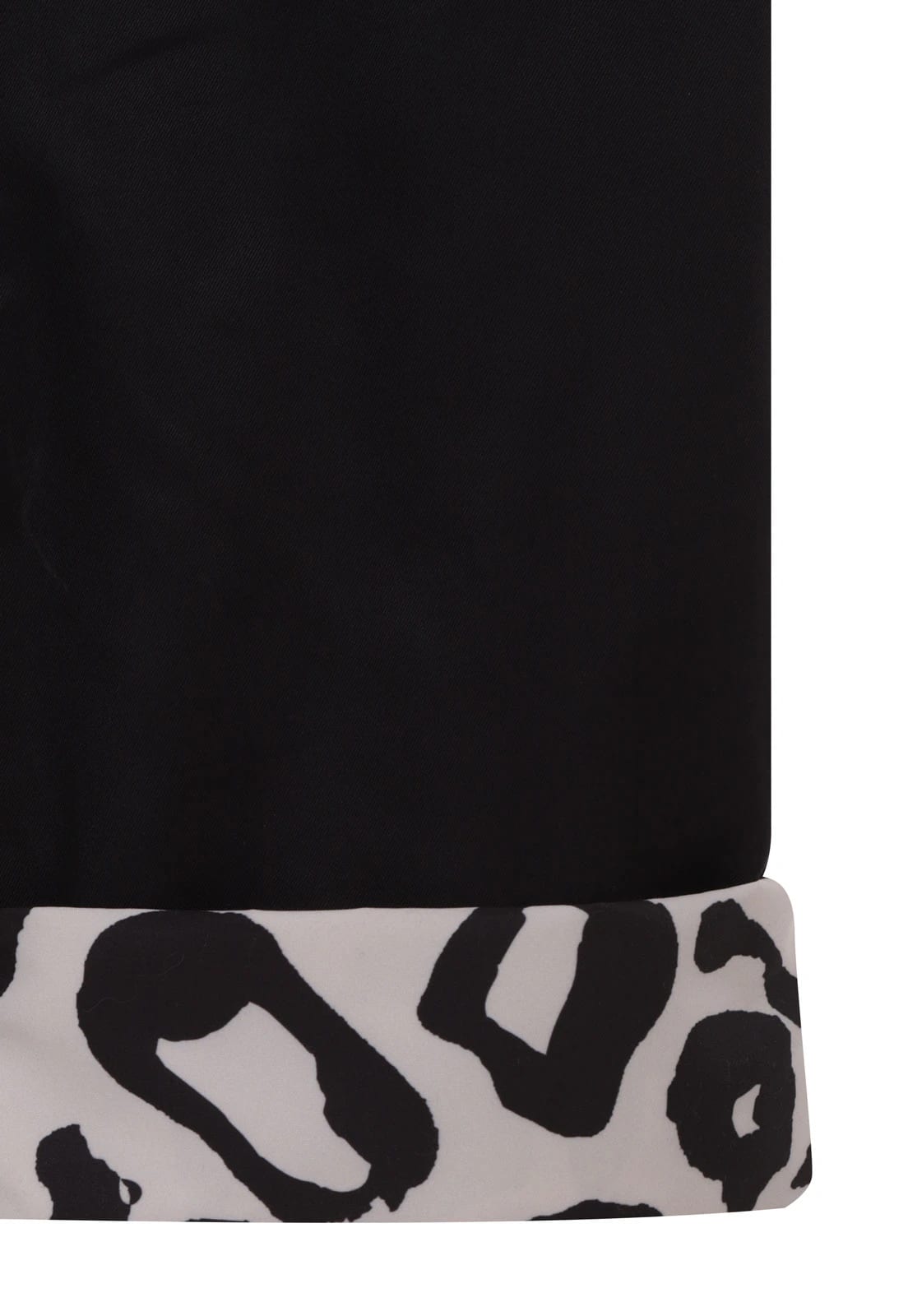 Black & Leopard Hem Pant - imagen 8