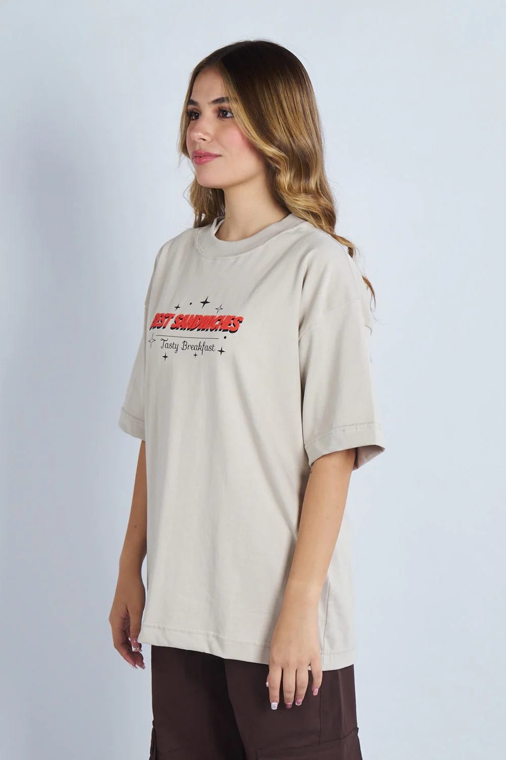 Camiseta oversize Best Sandwiches Marfil| DROP 03 | - imagen 8