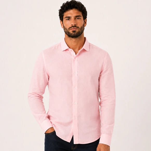 CAMISA ML 55% LINO 45%ALGODON HOMBRE - imagen 8