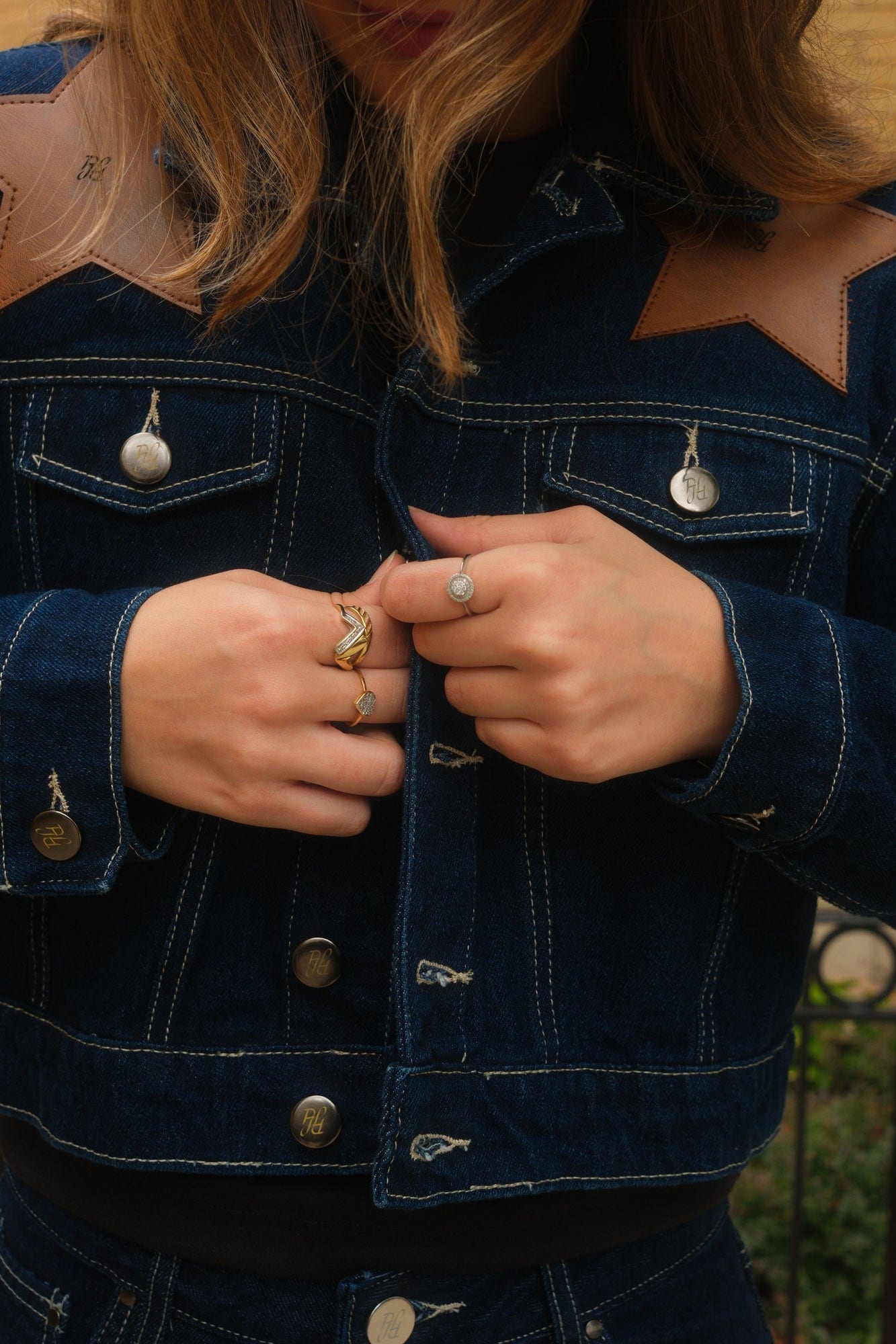 Leather star jacket - imagen 2