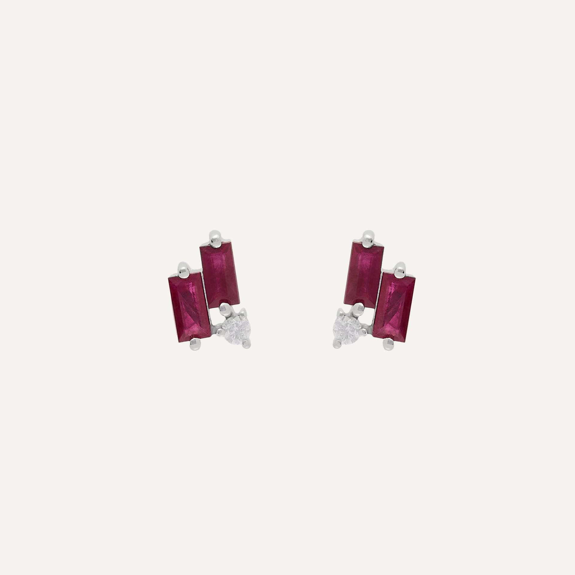 Arete Baguette lines - imagen 2