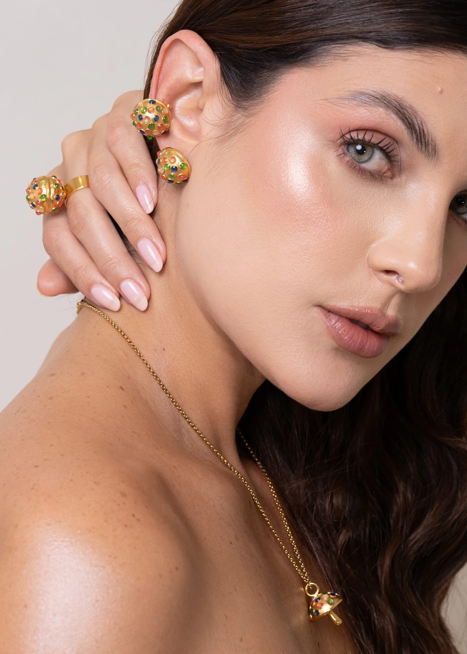 Aretes Hongo color - imagen 2