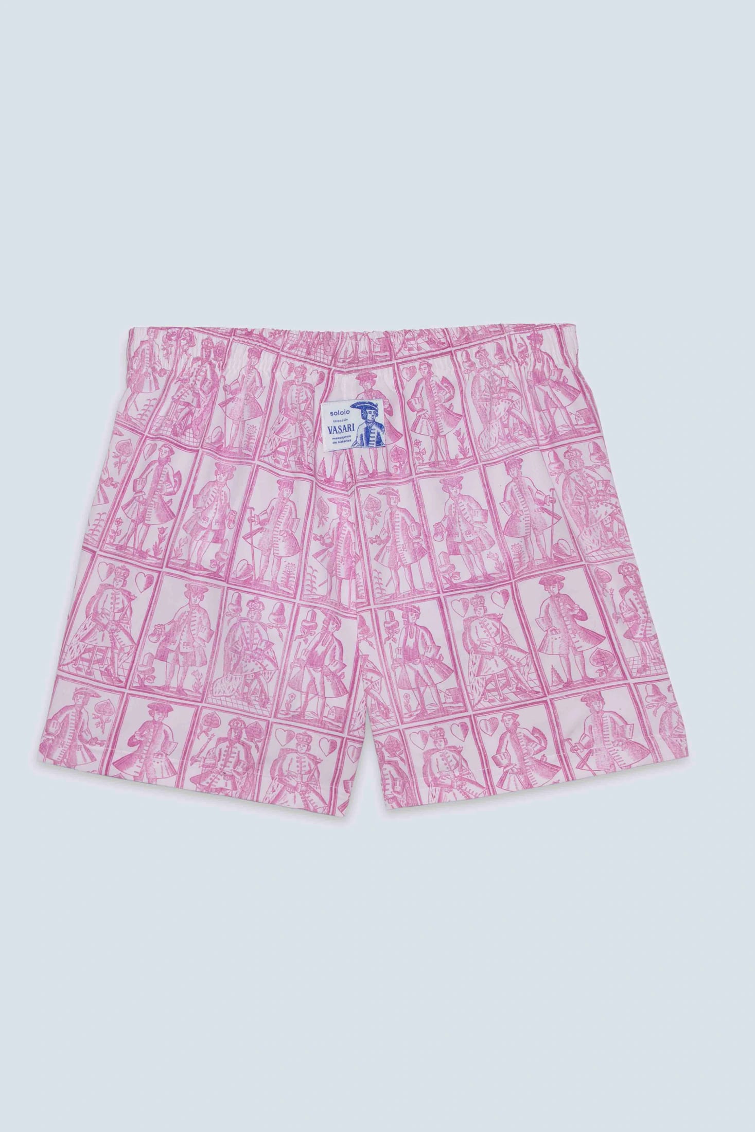 Men's cards swim trunk pink - imagen 5