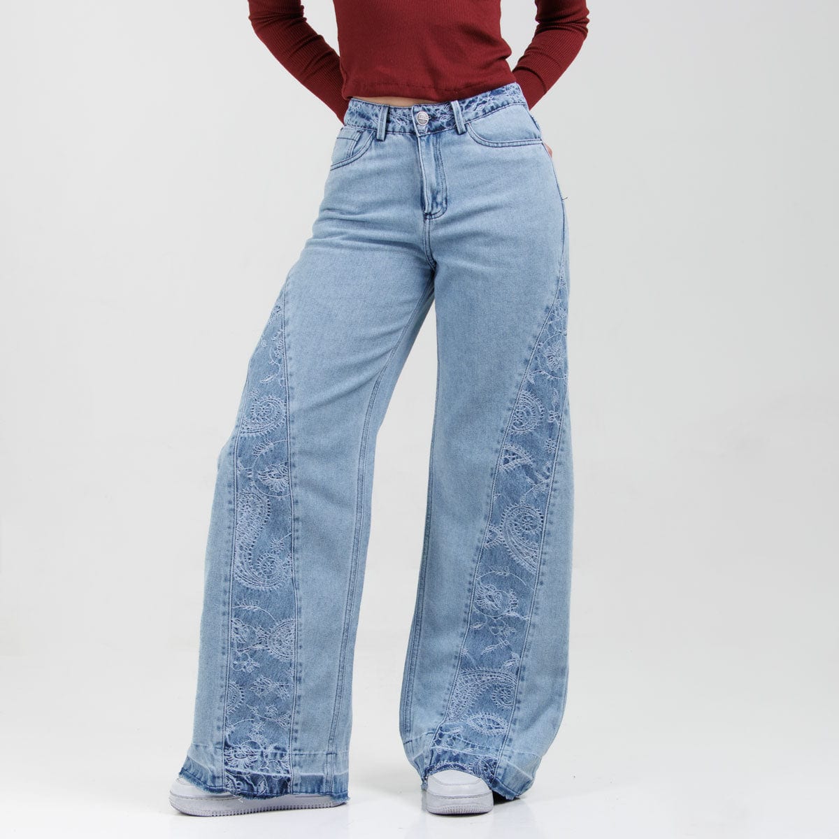 Jean Wide Leg Ax-3069 Rigido - imagen 1