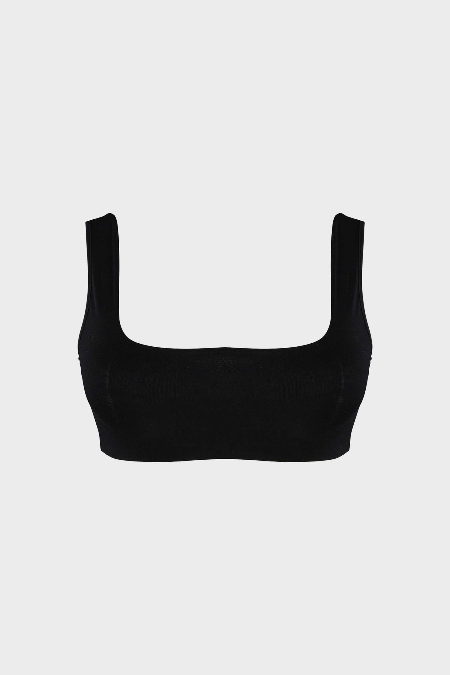 TOP LISO ELLIPSE SIN ARO ULTRA COMODO MICROMODAL NEGRO - imagen 2